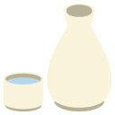sake bottle and cup