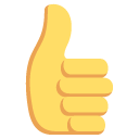 thumbs up sign
