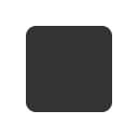 black medium small square